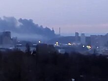 В сети появилось видео после взрывов в Киеве