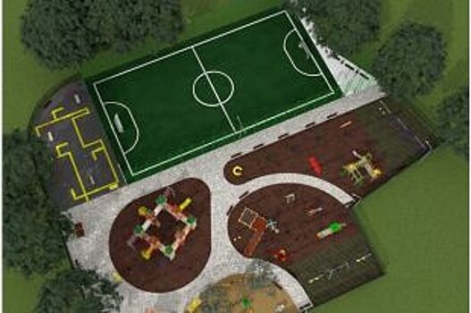 Футбольное поле и детская площадка появятся в сквере Чуковского в Ростове