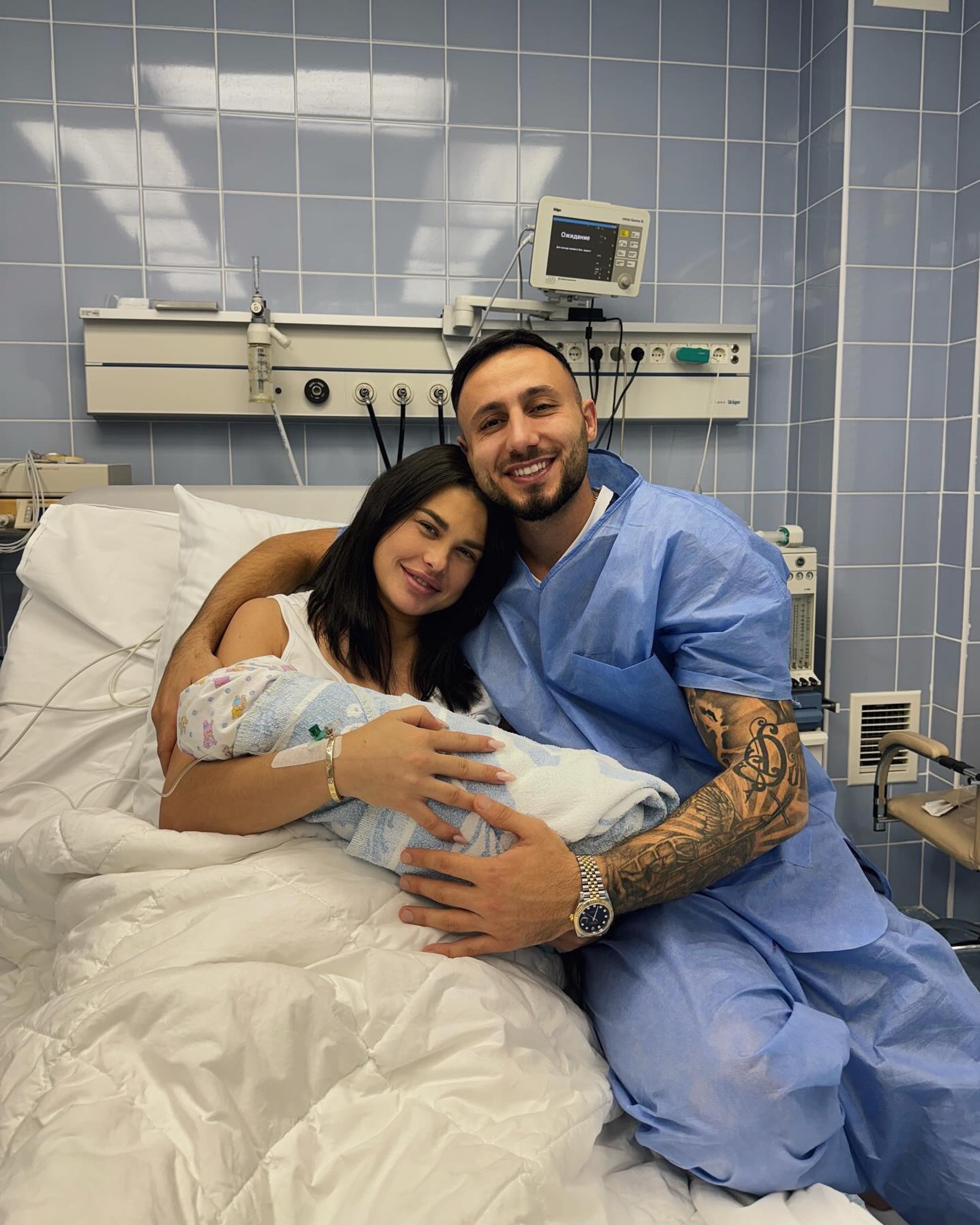 Звезда «Дома-2» Ирина Пинчук показала первые фото и видео с новорожденным сыном