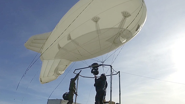 В зоне спецоперации впервые стали применять аэростаты