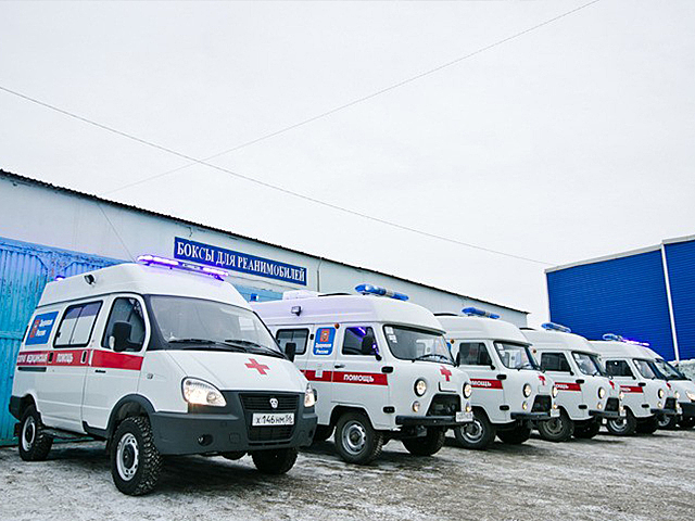 Новые машины скорой помощи получили все моногорода Оренбургской области