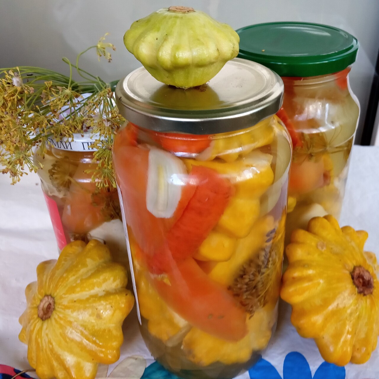 Как мариновать патиссоны