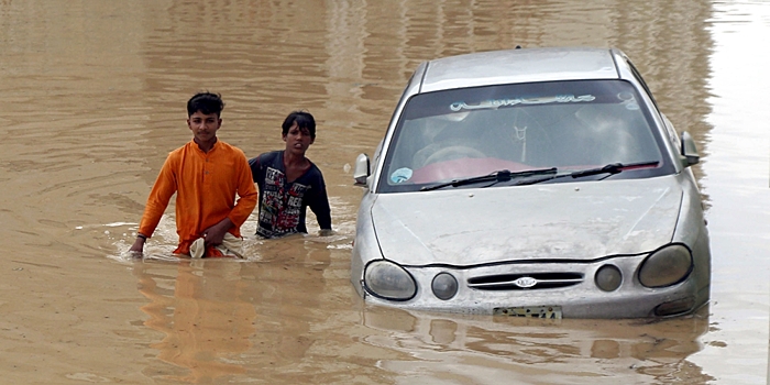 В Пакистане бушуют наводнения