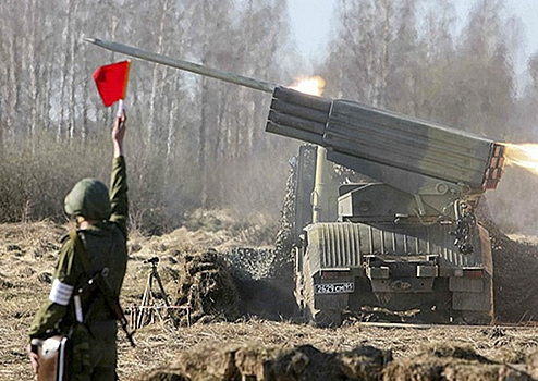 На Балтийском флоте проходит лагерный сбор артиллеристов соединения морской пехоты