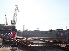 На «Севморзаводе» заложили первый за 12 лет плавкран