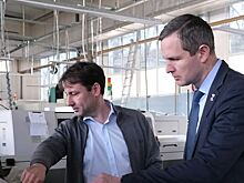 Глава г.о. Пущино Воробьев посетил производство высокотехнологичных медицинских изделий