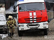 На улице Фучика в Казани загорелся автомобиль