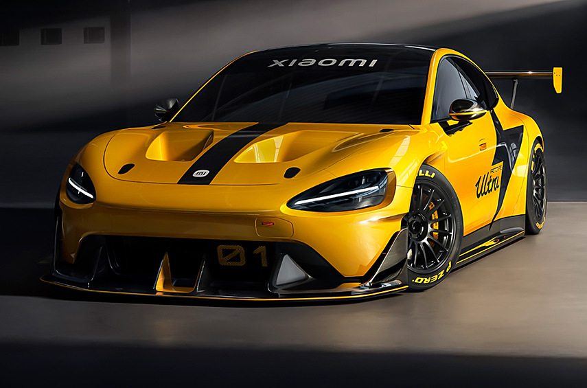 Xiaomi SU7 Ultra. Китайская корпорация показала самую мощную модификацию своего первого автомобиля. Концепт базируется на основе товарного седана SU7.