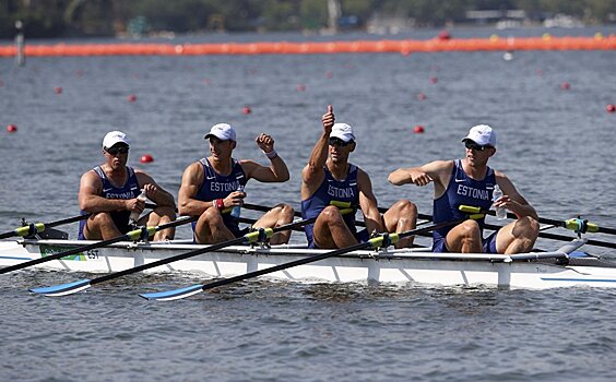 Эстонская четверка гребцов - третья на Чемпионате мира