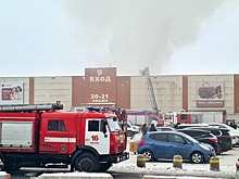 Пожар на рынке «Садовод» потушили спустя пять часов