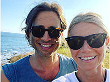 Гвинет Пэлтроу поделилась романтичным селфи с супругом в первую годовщину свадьбы