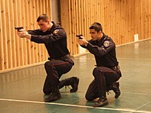 В УВД по ЗАО прошел чемпионат по зимнему служебному двоеборью