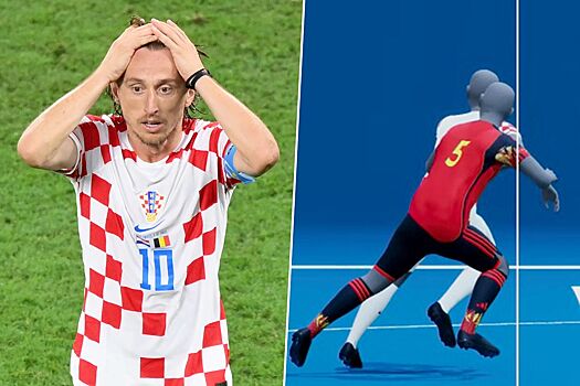 Чемпионат мира — 2022: Хорватия — Бельгия, судья назначил пенальти в ворота бельгийцев, а потом отменил решение, разбор