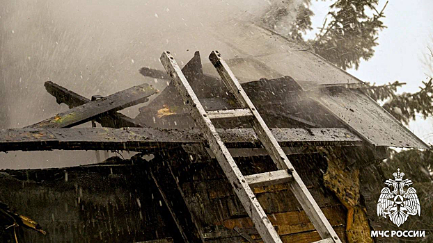 Вспыхнул спичкой: частный дом в Кузбассе сгорел за считанные минуты