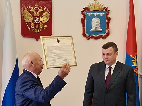 Губернатора Александра Никитина поблагодарили за поддержку и содействие в развитии Музейно-выставочного центра Тамбовской области