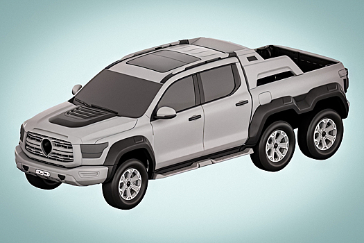 Great Wall может запустить в серию шестиколесный Cyber Pickup