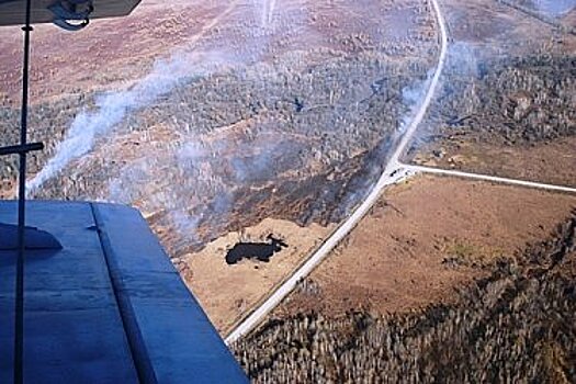 На севере Хабаровского края бушует четыре лесных пожара