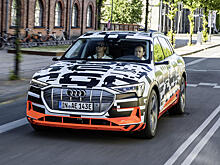 Электрический прототип Audi E-Tron вывели на первые тесты