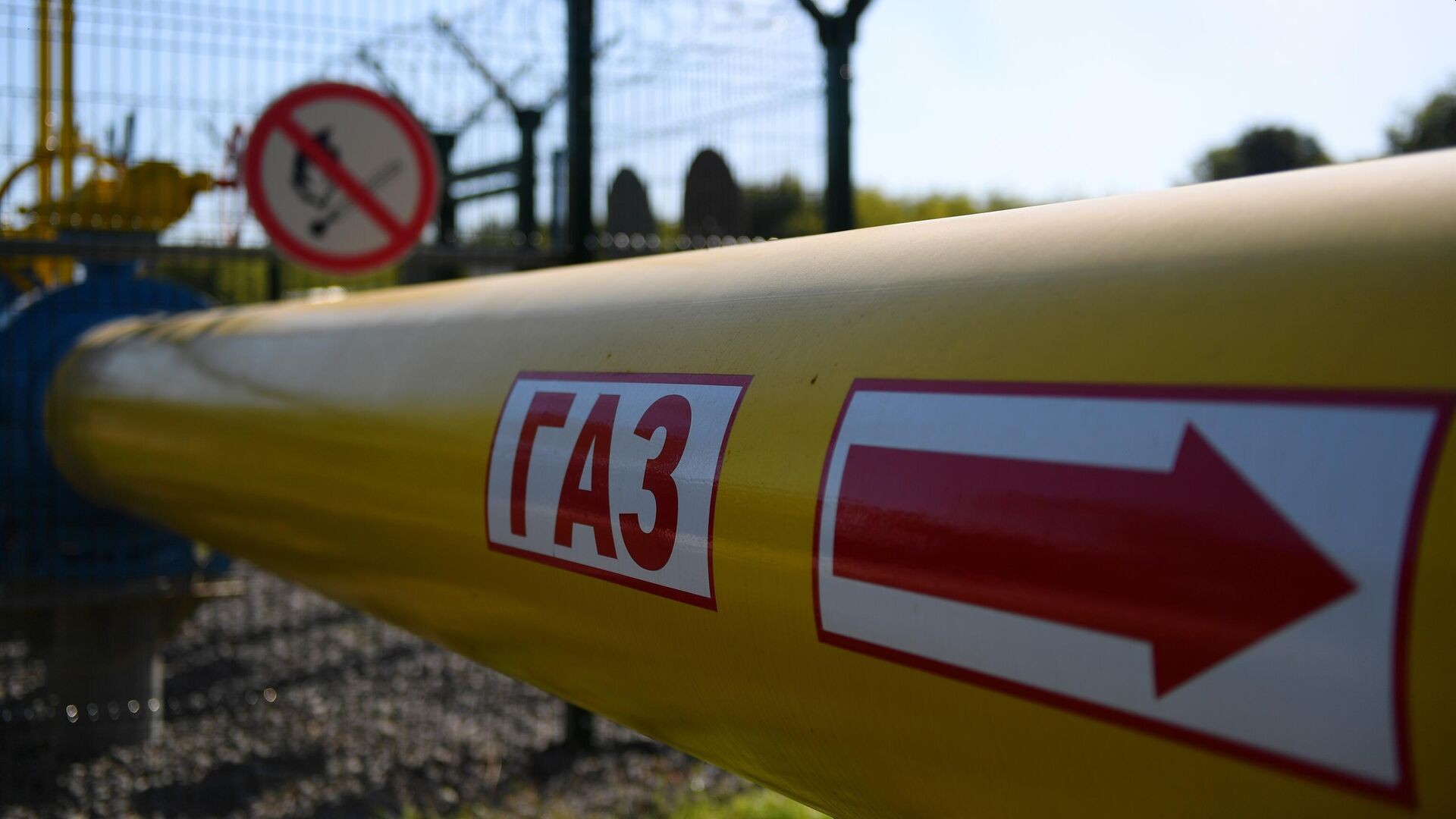 На газопроводе «Ямбург — Елец — 1» произошло возгорание