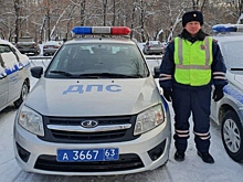 Самарский полицейский помог девочке, которая осталась одна на морозе 