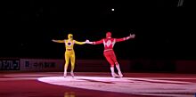 Попова и Мозгов в показательном номере выступили в костюмах Power Rangers
