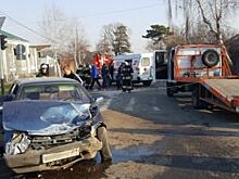 Машина «Скорой помощи» попала в аварию в Майкопе