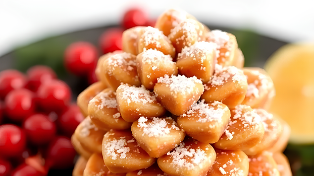 Новогодний десерт без выпечки: еловые шишки