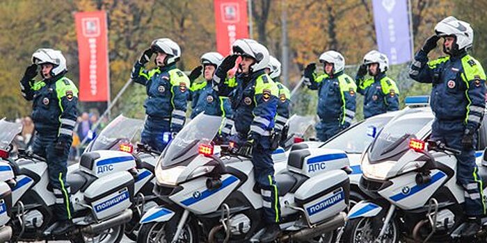 Полицейские на мотоциклах начнут патрулировать дороги столицы со 2 мая