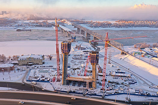 ГК «ВИС» заявила о сдаче четвёртого моста в Новосибирске по графику в 2023 году
