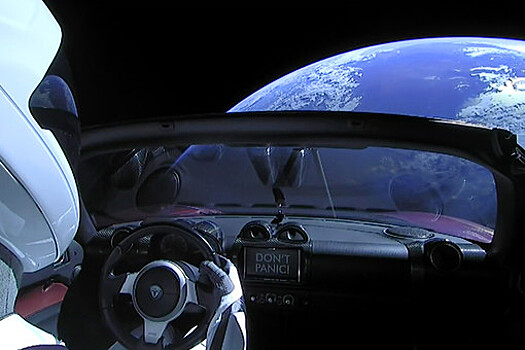 CNN: принадлежащий Маску электромобиль Tesla Roadster достиг орбиты Марса спустя пять лет