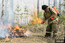 В Советском районе ХМАО пожарные 17 часов боролись с огнем