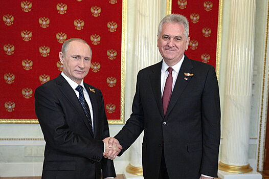 Путин  встретится с президентом Сербии