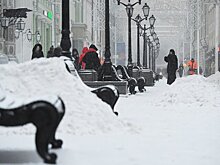 Высота сугробов в Москве уменьшилась до 48 см