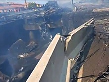 Момент взрыва бензовоза в Болонье попал на видео