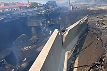 Момент взрыва бензовоза в Болонье попал на видео