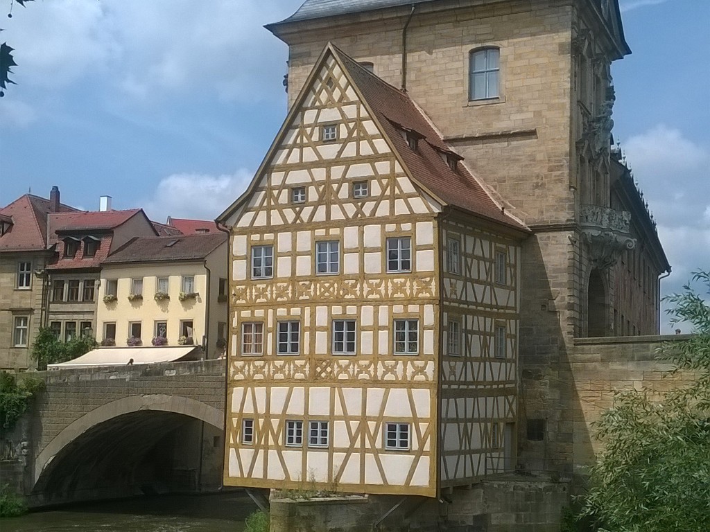 Старая ратуша, Бамберг, Бавария, Германия, Европа