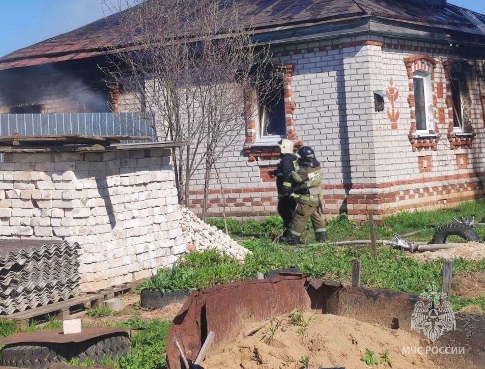 Мужчина погиб на пожаре в Нижегородской области