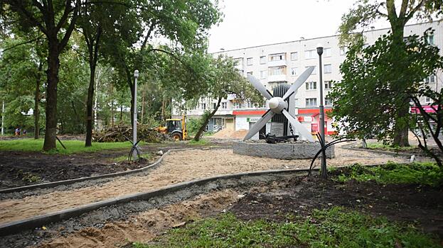 Реконструкция сквера «у пропеллера» началась в Вологде