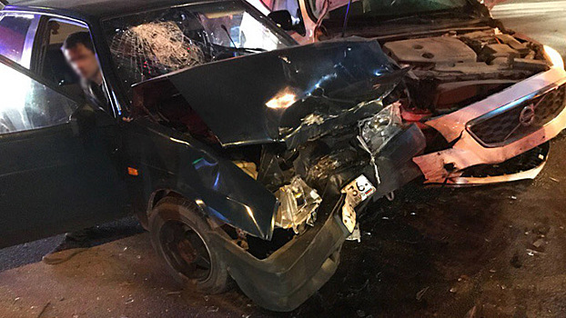 В сети появилось видео с моментом ДТП, в котором пострадали два воронежца