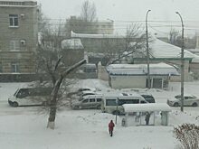 На Чернышевского снег, пробки и потоп
