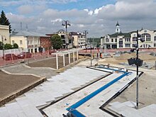 В подмосковном Ногинске идет благоустройство фонтанной площади