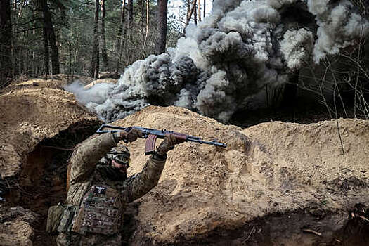 Российские бойцы нанесли удары по объектам военного командования Украины в Киеве