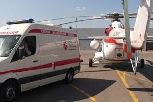 Санавиация транспортировала больную девочку в белгородскую больницу