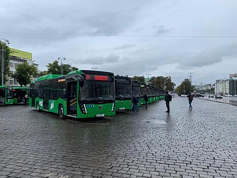 Автобусный парк Екатеринбурга получил 60 новых машин по нацпроекту