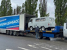 Ямал направил 12 тонн адресной помощи и автомобиль Новоазовскому батальону