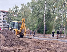 Стартовало благоустройство дворов на улицах Рябцева и Давыдова в Московском районе