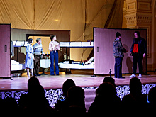 «Поезд будущего» в центре Москвы. Студенты ГИТИСа провели благотворительный вечер для «Онкологики»