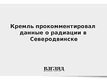 ЧП в Северодвинске: Кремль прокомментировал данные о радиации