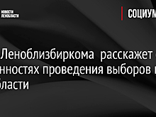 Глава Леноблизбиркома  расскажет об особенностях проведения выборов в Ленобласти