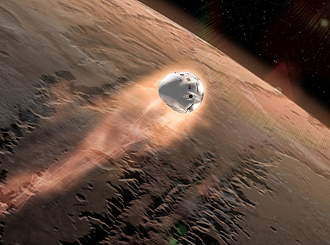 Ракета Маска приближается к Марсу
